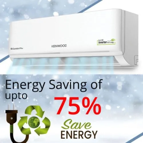 Kenwood KEC-1253S eComfort Plus 1 Ton DC Inverter AC infographics