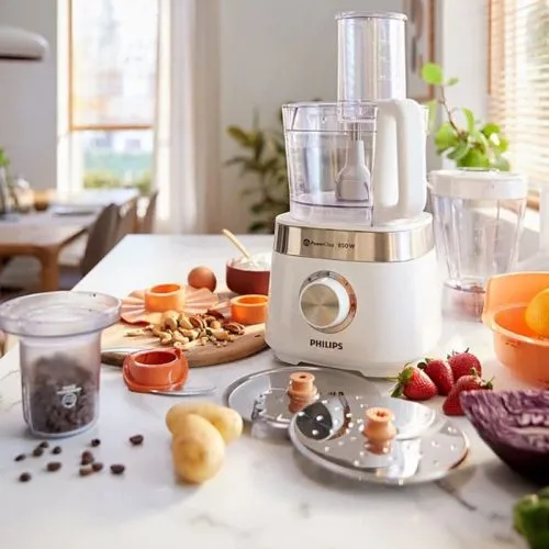 Philips HR7520/01 6-In-1 Viva Collection Compact Food Processor infographics