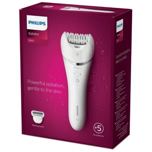 Philips BRE710_01 Wet and dry Epilator Box